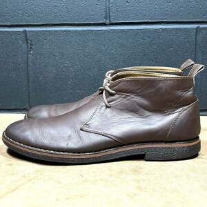 GBX Brown Leather Chukka Boots Men’s 10.5 Casual Lace Up Ankle